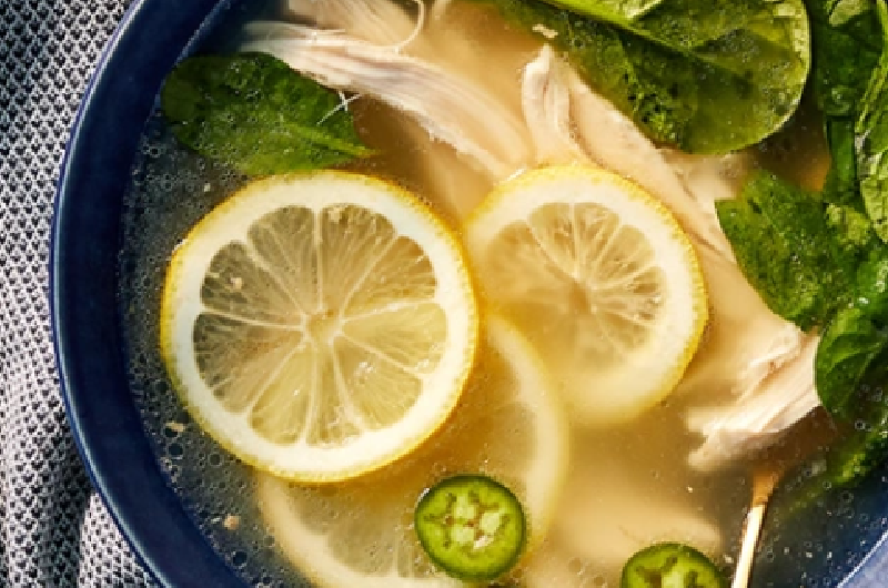 Spicy Lemon-Ginger Chicken Soup