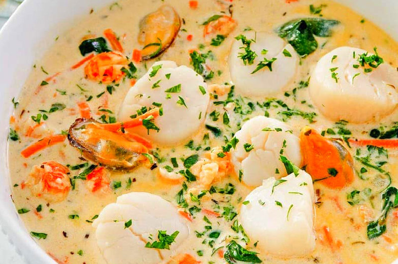 The “Soup Nazi’s” Seafood Bisque